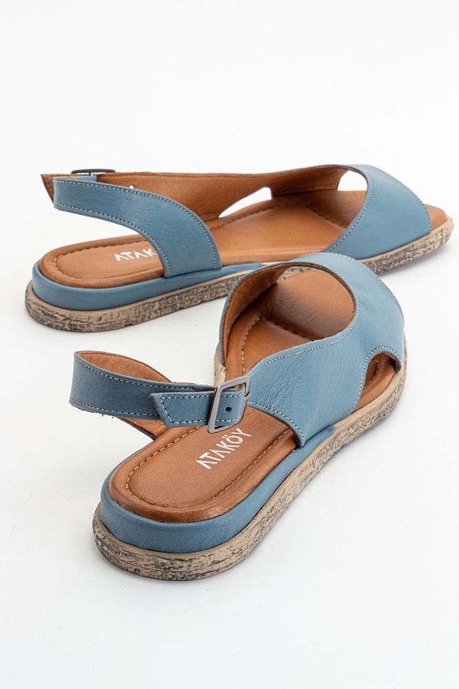 kadin-deri-sandalet-KOT MAVI-CVT232723-0059164_0